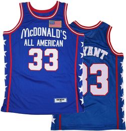 #33 Basketball Jersey All American Throwback Retro Jerseys Sewn Stitched Maillot 240122