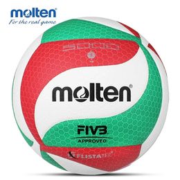 US Original Molten V5M5000 Volleyball Standard Size 5 PU Ball for Students Adult and Teenager Competition Training Outdoor Indoo 240122