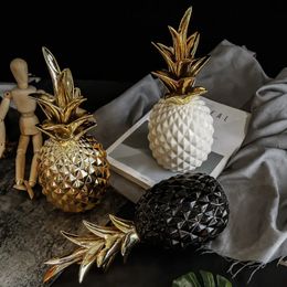 Nordic INS Creative Golden Pineapple Decoration Living Room TV Cabinet Desktop Home Accessories Bedroom 240119