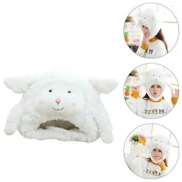 Berets 1pc Sheep Dress Up Prop Adjustable Costume Hat Performance Headwear (White)