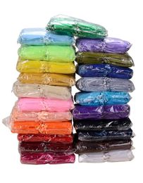 500pcslot Whole Organza Bags 7x9 9x12 10x15 13x18cm Brand Wedding Packaging Gift Bag Party Decoration Jewellery Bags Pouches6602880