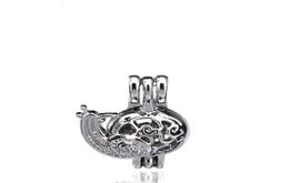 10pcslot Silver Alloy Snail Animal Beauty Oysters Beads Cage Locket Pendant Aromatherapy Perfume Essential Oils Diffuser82061029440854