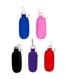 10 Bottles Essential Oil Storage Bag Portable Travel Holder Case 2ml Pouch Organiser Keychain Key Ring Rangement Zipper Bag6386603