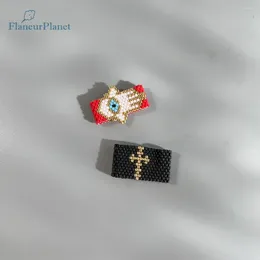 Cluster Rings FlaneurPlanet Beaded Finger Ring Gothic Crown Cross For Women