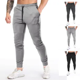 Men's Pants Mens Cotton Sport Trousers Breathable GYM Sweatpants Joggers Casual Training Workout Fitness Male Running Zipper Pocket