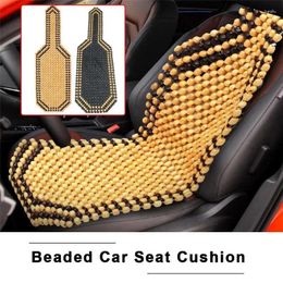 Car Seat Covers Cover Cool Wood Wooden Bead Massage Cushion Chair Auto Office Home Universial Summer