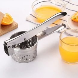 Stainless Steel Potato Machine For Potato Fruit Vegetable Juicer Presser Potato Mashers Ricers Kitchen Cooking Tools 240131