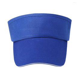 Berets Men Women Solid Outdoor Sports Running Cycling Adjustable Size Fishing For Golf Tennis Empty Top Summer Sun Visor Cap