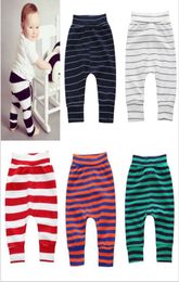 Newborn Infant Baby Boy Girl stripe Bottoms Leggings Harem PP Pants Trousers Kids Casual Legging pants5781407