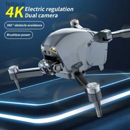Drones 4k Dual Camera S177 Traverse Aircraft Six Way Gyroscope Brushless Optical Flow - Four Sided Obstacle Avoidance Drone Toys YQ240213