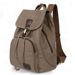 Backpack High Capacity Backpacks Women's Outdoor Travel Canvas Bag Retro Trendy School For College Fashion Students