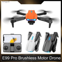 Drones E99 Pro 4K Camera Drone GPS 5G Wifi Obstacle Avoidance RC Plane Toy Quadcopter Professional Helicopter Dron Gifts Kids Toys YQ240211