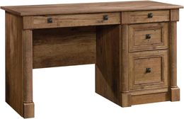 Chandeliers Sauder Palladia Computer Desk Vintage Oak Finish