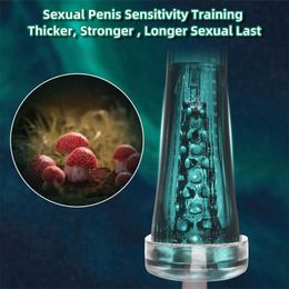 Masturbators Men's Fully Automatic Aircraft Cup Trainer Supplies Self-defense and Comfort Devices Sex Toys Telescopic Clips Suction Penis Pumps