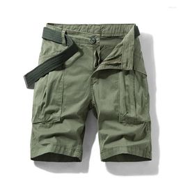 Men's Shorts Men 2024 Summer Premium Stretch Twill Cotton Cargo Casual Fashion Solid Classic Pockets Male 28-36 Plus