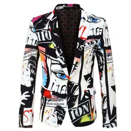 DYB ZACQ Brand Suit Jacket Performance Suit Stage Dance Performance Suit Nightclub Bar Singer Host Tuxedo Man Men Blazers 3XL 240118