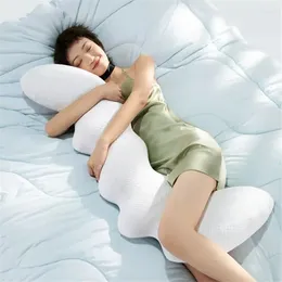 Pillow Long Wavy Strip Shape Soft Comfortable PP Cotton Cute Throw Household Supplies