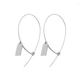 Dangle Earrings 1 Pair Party Costume Temperament Exaggerated Label Tag Shape Geometric For Women Girls