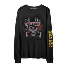 Mens Fashion Guns N Roses Tshirts Vintage Long Sleeve Tee Tops GnR Rock Tshirt Men Loose Oversized Streetwear 240129