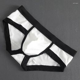 Underpants Youth U Convex Pouch Briefs Men's Sexy Low Waist High Elasticity Student Cotton Bulge Panties Boys Hip Lifting Trunks