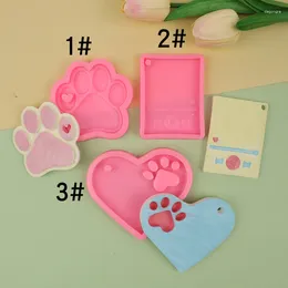 Baking Moulds DIY Mirror Epoxy Love Heart Hand-Shaped Brush Keychain Pendant Silicone Mold MP3 Music Player Modeling Decorative 17-328