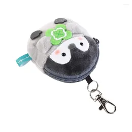 Keychains Toy Plush Doll Animal Penguin Keyring Coin Purse Bag Pendant Earphone Toys