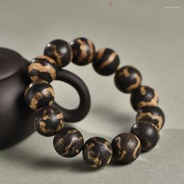 Strand Dalagan Flower Beads Agarwood Bracelets Wen Wan Men's And Women's Recitation Buddha Playing With