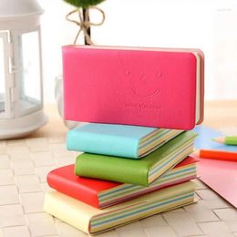 The Book Notes Smile Mini Handheld Small Notebook Color Inside Page