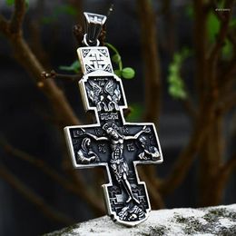 Pendant Necklaces BEIER 2024 Design Stainless Steel Jesus Cross Heavy High Quality Punk Orthodox Fashion Jewellery Wholesale