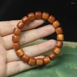 Strand Round Abacus 9mm Cliff Cypress Hand Skewered Old Shaped Beads 10mm Buddhist Wooden Cultural And Playful Couples