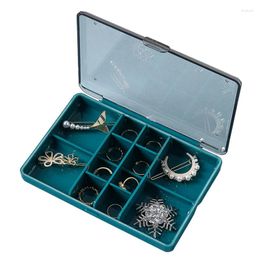 Jewelry Pouches Practical Organizer Box Multilayer Compartment Plastic Storage Makeup Bead Holder Case Display Contain