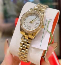 AAA Designer Women's Watch Quartz Movement 28mm Size alloy casel Case with Diamond Small Red Book ten Colors 01