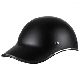 Motorcycle Helmets Fashion Half Helmet Extended Brim Baseball Hat Style Adult Electric Bicycle Impact Resistance Sunscreen Protective Gear