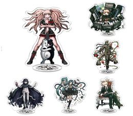 Keychains Dangan Ronpa The Animation Kyouko Monokuma Makoto Character Anime Figures Danganronpa Acrylic Stand Models Collections F7907093