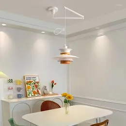 Pendant Lamps Rocker Arm Dining Table Hanging Light Swing Suspended Ceiling Lights Kitchen Island Bar E27 Illuminaire