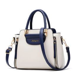 Womens bags fashion womens hit color handheld bag Europeand the United States allmatch shoulder messenger 240124