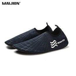 Men Women Flat Quick Dry Wading Shoe Lightweight Seaside Beach Barefoot Aqua Soft Surfing Comfortable Fish Water Sport 240123