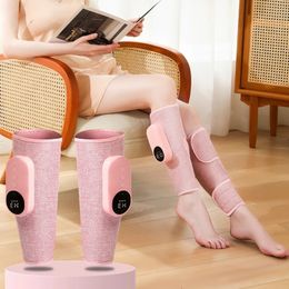 Wireless Electric Leg Massager Device Rechargeable Air Compression for Pain Relief Calf Muscle Fatigue Relax Massage Health Care 240202