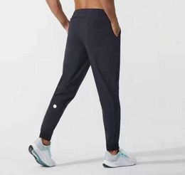 Yoga pants 2024 leggings align Pants Outfit Sport Quick Dry Drawstring Gym Pockets Sweatpants Trousers Mens Casual Elastic Waist designer Lululemen 9933ess