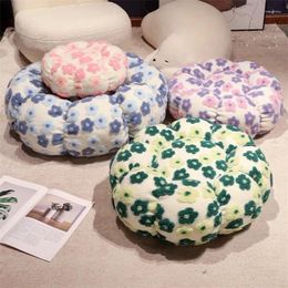 Pillow Lamb Velvet Jacquard Pumpkin Bun Bedroom Carpet Buttocks Bay Window Tatami Mat Seat Pier Thickened Chair