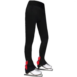 Stage Wear Ice Skating Pants Women Girls 2024 Design Warm Fleece Adult Children Skate Training Leggings Skiing Trousers