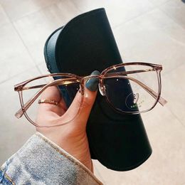 Sunglasses Frames High Quality TR90 Material Eyeglass For Women Blue Light Blocking Woman Glasses Vintage Style Computer Glass Men