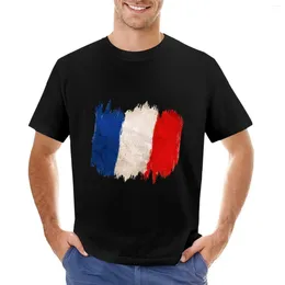 Men's Tank Tops France Flag T-Shirt Summer Clothes Cute Quick Drying Men