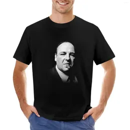 Men's Polos Tony Soprano - The Sopranos 3 T-shirt Edition Customs Design Your Own Heavy Weight T Shirts For Men