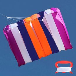 Large Inflatable Soft Kite Lifter Line Laundry Pendant Stunt Power Kites Adult Flying Toys Surf Beach Sport 240127