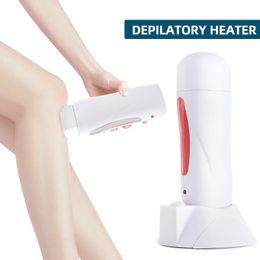 Wax Heater Depilatory With Heating Base Hair Removal Waxing Machine Warmer Epilator Roller 240202