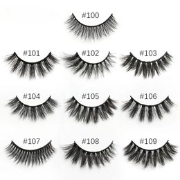 3D Mink Eyelashes Hand Made False Eyelashes Cruelty Free Dramatic 3D Mink Lashes for Beauty Makeup Eyelash Extension