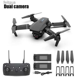 Drones New Quadcopter E88 Pro WIFI FPV Drone With Wide Angle Camera Height Hold RC Foldable Can Be Controlled By Mobile APPBoys Toyg YQ240213
