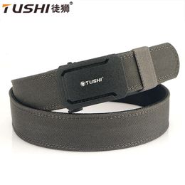 TUSHI Army Tactical Belt Quick Release Military Airsoft Training Molle Belt Outdoor Shooting Hiking Hunting Sports Belt 240202