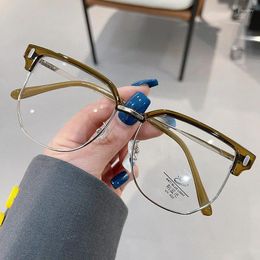 Sunglasses Frames Fashion Style Frame For Women's Eyeglasses Blue Light Blocking Glasses High Quality Men